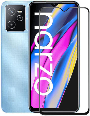 Bai and kaka Edge To Edge Tempered Glass for Realme Narzo 50A Prime(Pack of 1)