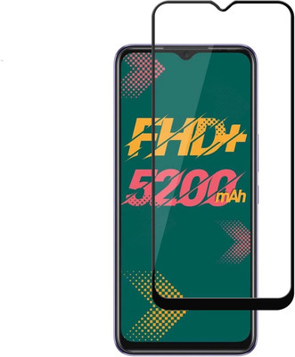 kentop Edge To Edge Tempered Glass for Infinix Hot 10s(Pack of 1)