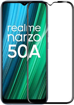 kentop Edge To Edge Tempered Glass for Realme Narzo 50A Prime(Pack of 1)