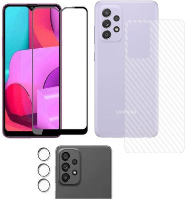 COVER CAPITAL Front and Back Tempered Glass for Samsung Galaxy M23 5G(Pack of 3)