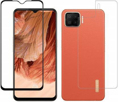 4 YARDS Front and Back Tempered Glass for Oppo F17 (11-D)(Pack of 1)