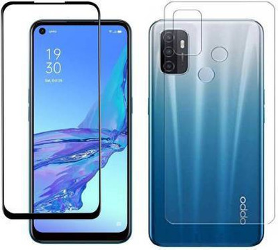 4 YARDS Front and Back Tempered Glass for Oppo A53 (11-D)(Pack of 1)