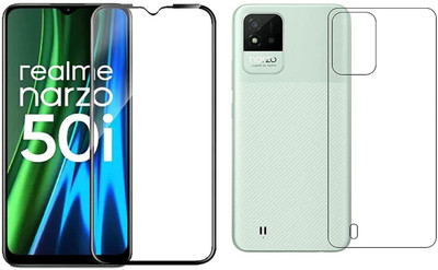 4 YARDS Front and Back Tempered Glass for Realme Narzo 50i (11-D)(Pack of 1)