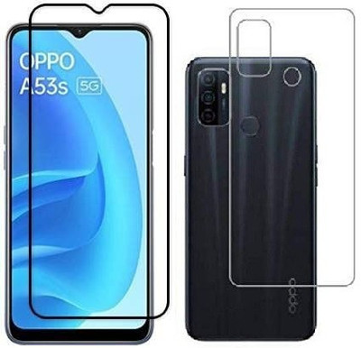 4 YARDS Front and Back Tempered Glass for OPPO A53s 5G (11-D)(Pack of 1)