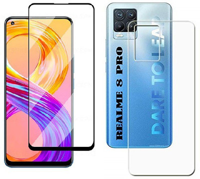 4 YARDS Front and Back Tempered Glass for Realme 8 Pro (11-D)(Pack of 1)