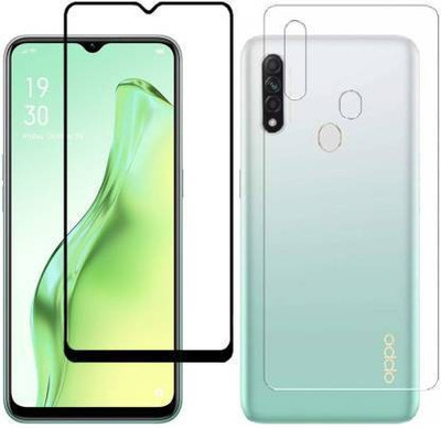 4 YARDS Front and Back Tempered Glass for Oppo A31 (11-D)(Pack of 1)