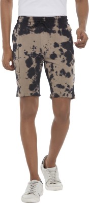 PEOPLE Printed Men Grey Regular Shorts