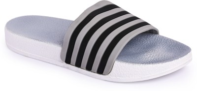 World Wear Footwear Men Slides(Grey 6)