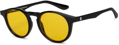 Hooper Round Sunglasses(For Boys & Girls, Yellow)