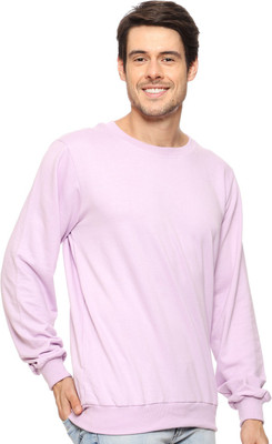 SXV STYLE Full Sleeve Solid Men Sweatshirt