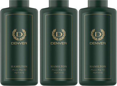 DENVER Premium Body Talc Combo (Pack of 3)(3 x 300 g)