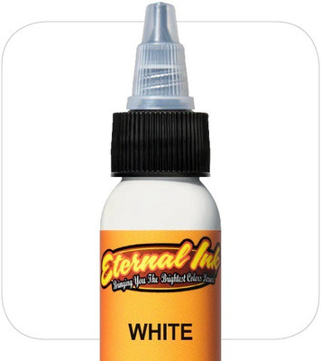 ETERNAL White 1/2 OZ Tattoo Ink(White 15 ml)