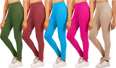 Eazy Trendz Solid Women Multicolor Tights
