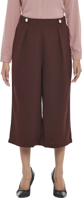 Annabelle by Pantaloons Regular Fit Women Brown Trousers