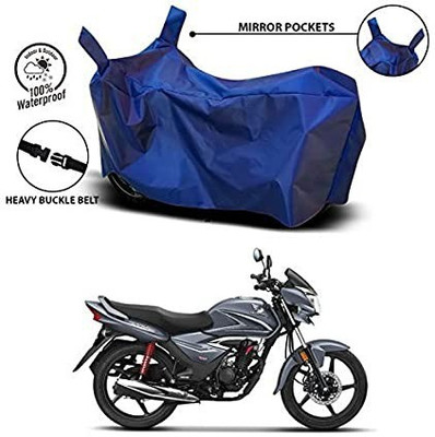 Deepak Malhotra Entripries Waterproof Two Wheeler Cover for Honda(Shine, Blue)