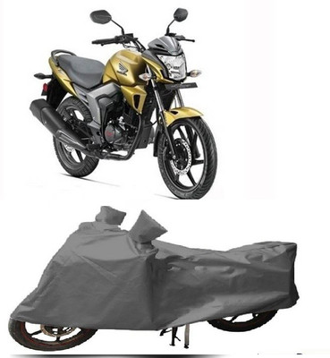 Anlopeproducts Waterproof Two Wheeler Cover for Honda(CB 500, Grey)