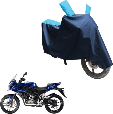 SS FOR YOUR SMART NEEDS Two Wheeler Cover for Bajaj(Pulsar AS 150, Blue, Blue)