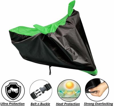 AutoGalaxy Waterproof Two Wheeler Cover for Revolt(RV 300, Green, Black)