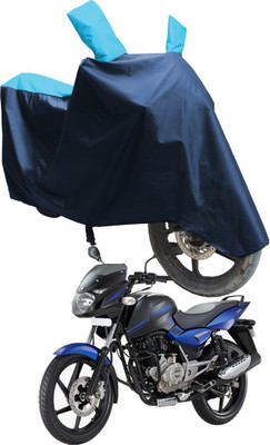 SS FOR YOUR SMART NEEDS Two Wheeler Cover for Bajaj(Pulsar 125 Neon, Blue, Blue)