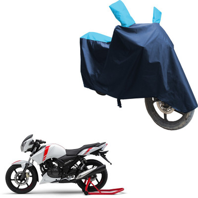 SS FOR YOUR SMART NEEDS Two Wheeler Cover for TVS(Apache RTR 160, Blue, Blue)