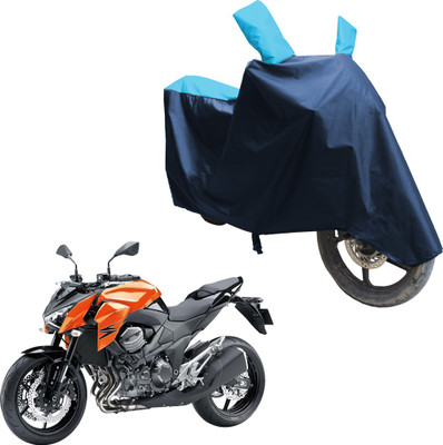SS FOR YOUR SMART NEEDS Two Wheeler Cover for Kawasaki(Z800, Blue, Blue)