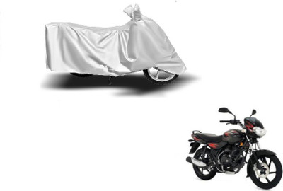 Anlopeproducts Waterproof Two Wheeler Cover for Bajaj(Discover 110, Silver)