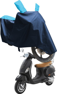 SS FOR YOUR SMART NEEDS Two Wheeler Cover for Piaggio(Vespa VXL, Blue, Blue)