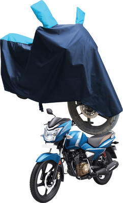 SS FOR YOUR SMART NEEDS Two Wheeler Cover for TVS(Victor New, Blue, Blue)