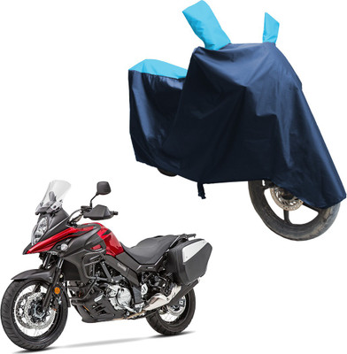 SS FOR YOUR SMART NEEDS Two Wheeler Cover for Suzuki(V Strom 650, Blue, Blue)