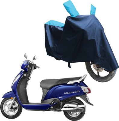 SS FOR YOUR SMART NEEDS Two Wheeler Cover for Suzuki(Access 125, Blue, Blue)