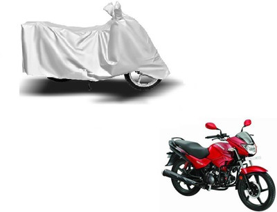 Anlopeproducts Waterproof Two Wheeler Cover for Hero(Glamour i3s, Silver)