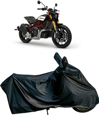 Autofly Waterproof Two Wheeler Cover for Indian(FTR 1200, Black)