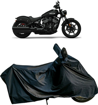 Autofly Waterproof Two Wheeler Cover for Indian(Chief Dark Horse, Black)