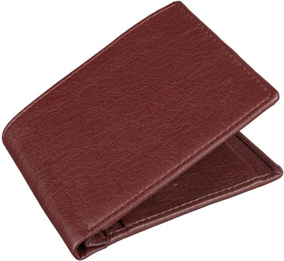 Zhanshi Men Casual Brown Artificial Leather Wallet(6 Card Slots)