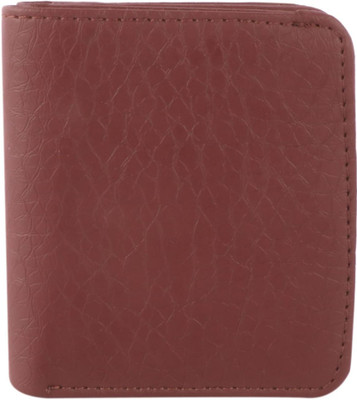 Zhanshi Men Casual Brown Artificial Leather Wallet(12 Card Slots)