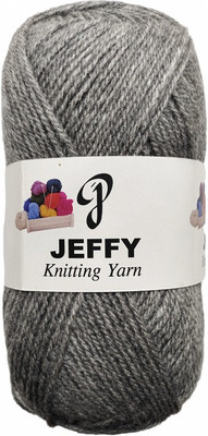 JEFFY BlueBell 400 GM (1 BALL, 100 GM EACH)Wool Ball Hand Knitting Wool, Shade No-12