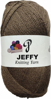 JEFFY BlueBell 400 GM (1 BALL, 100 GM EACH)Wool Ball Hand Knitting Wool, Shade No-35