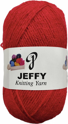 JEFFY BlueBell 600 GM (1 BALL, 100 GM EACH)Wool Ball Hand Knitting Wool, Shade No-31
