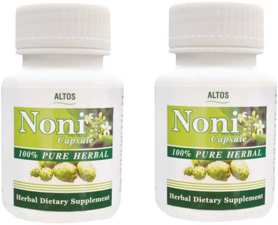 ALTOS AYURVEDA NONI CAPSULE(Pack of 2, 120 Capsules)