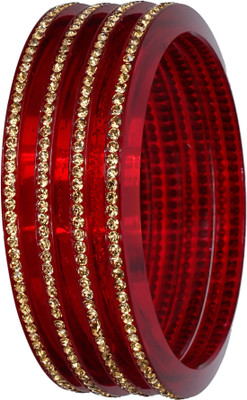 JOYERIA FASHIONS Plastic Bangle Set(Pack of 4)