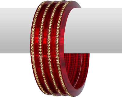 Barffy collections Plastic Gold-plated Bangle Set(Pack of 4)