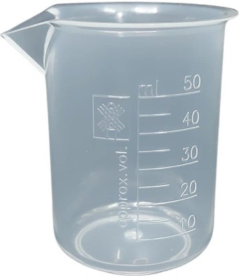 AANIJ 50 ml Measuring Beaker(Pack of 5)