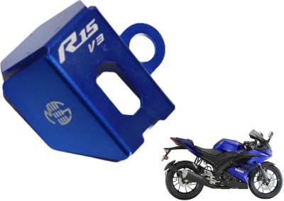 OBEROI'S TRADERS Bike Rear Brake Oil Container Guard / Fluid Reservoir Cap Cover For R15 V3 Blue Bike Crash Guard(Yamaha)