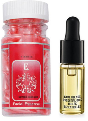 ADJD Anti-Aging Serum Acne Removing Whitening Vitamin E Capsules Facial Oil Combo(60 g)