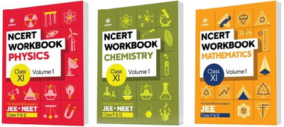 NCERT Workbook Volume 1 Class 11 Physics , Chemistry and Mathematics (Set of 3 Books) First Edition(English, Paperback, unknown)