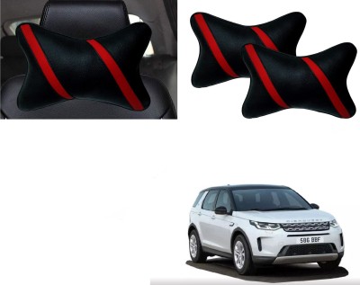Autokite Black Cotton Car Pillow Cushion for Land Rover(Rectangular, Pack of 1)