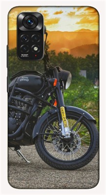 iprinto Back Cover for Mi Redmi Note 11, Mi Redmi Note 11S Royal Enfield Back Cover(Black, Dual Protection, Silicon, Pack of: 1)