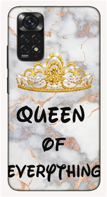 iprinto Back Cover for Mi Redmi Note 11, Mi Redmi Note 11S Queen Of Everything Back Cover(White, Dual Protection, Silicon, Pack of: 1)
