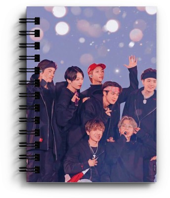 craft maniacs BTS PURPLE ENCHANTMENT 160 RULED PAGES DIARY FOR BTS ARMY A5 Diary RULED 160 Pages(Multicolor)