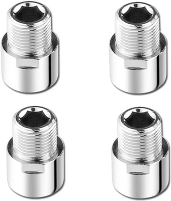 Tapsa C.P Extension Nipple 1-INCH- Set of 4 Faucet Nozzle(Screw On)